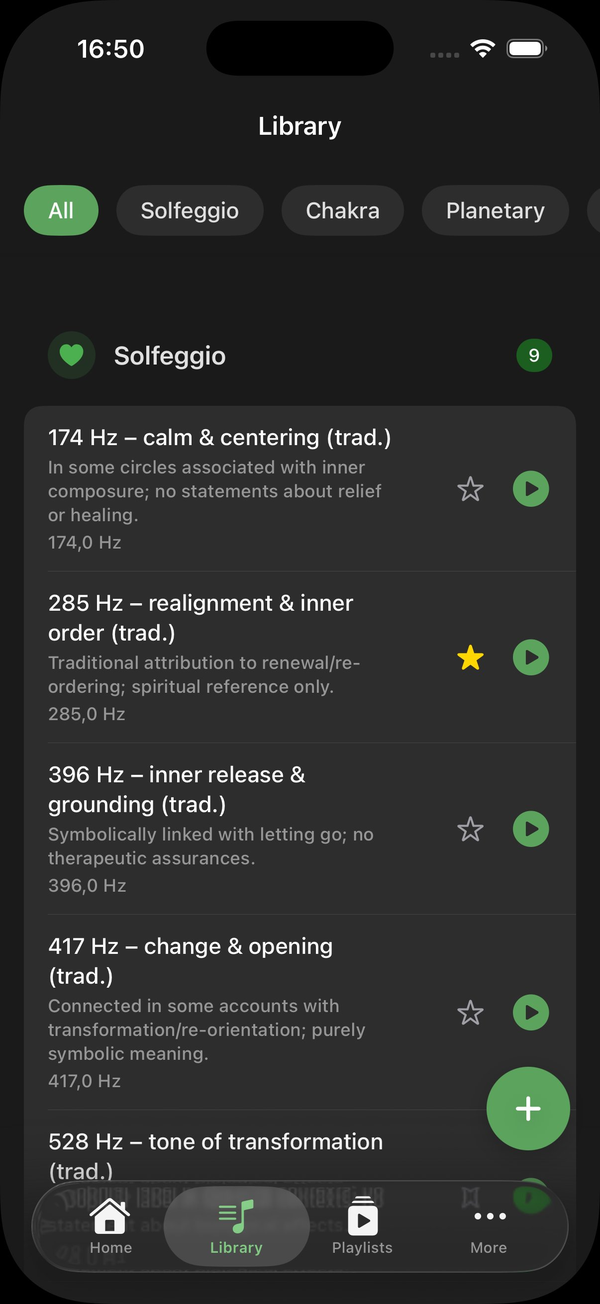 Frequencies with context