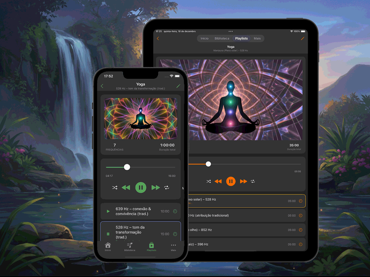 iPhone e iPad com Playlist Alemão