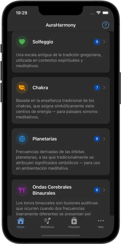 iPhone Categorías
